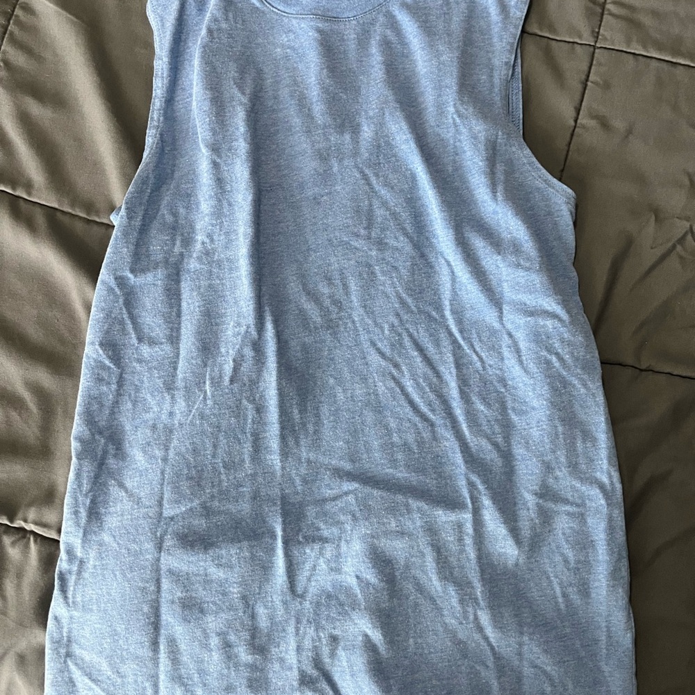 Wonder Nation Blue Tee with Red Collar